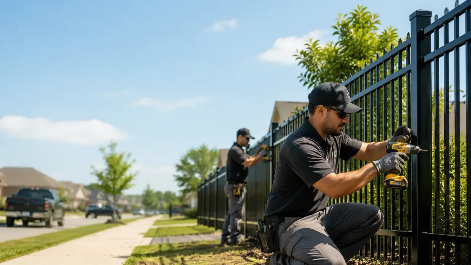 Metal Fence Installation in Commerce, GA